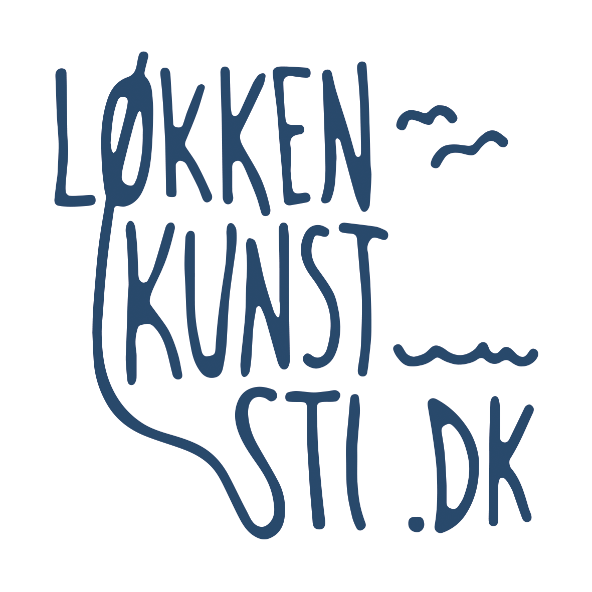 Løkken kunststi logo